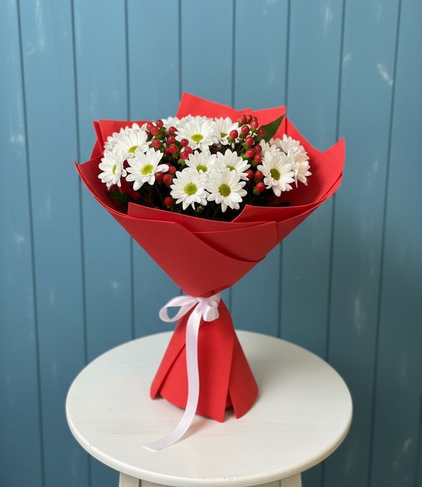 Букет цветов из: Хризантемы в Морозовке