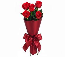 Букет 5 Красных роз Эдлесс Лав в Морозовке