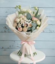 Букет цветов из:  Розы и Лизиантусы #REPLACE_PRED# Морозовке