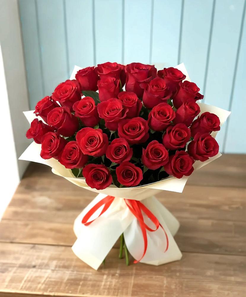 Букет 29 Красных роз в Морозовке