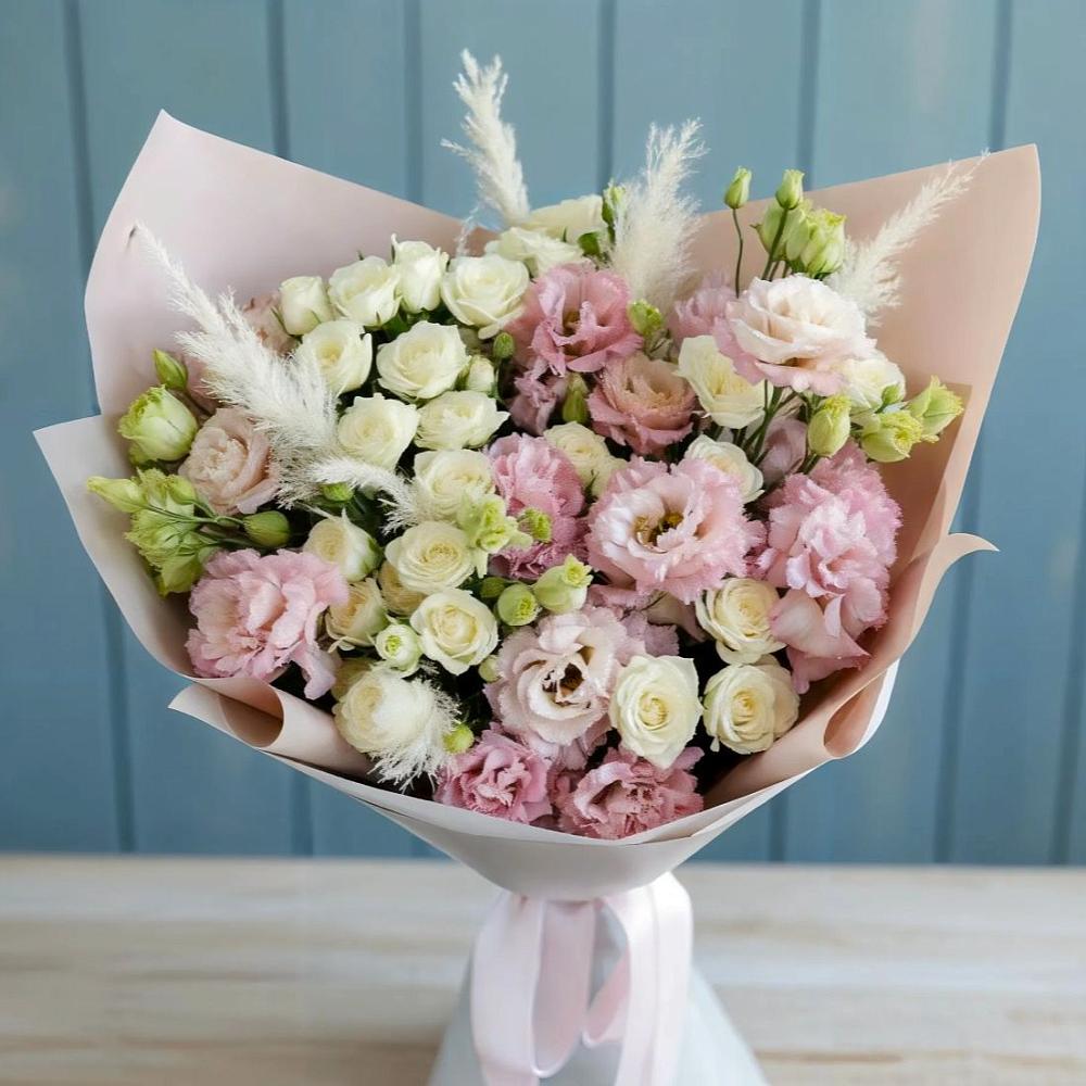 Букет цветов из: Альстромерии и Розы в Морозовке