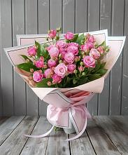 Букет Розовый кустик #REPLACE_PRED# Морозовке