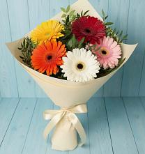 Букет цветов из:  Герберы в Морозовке