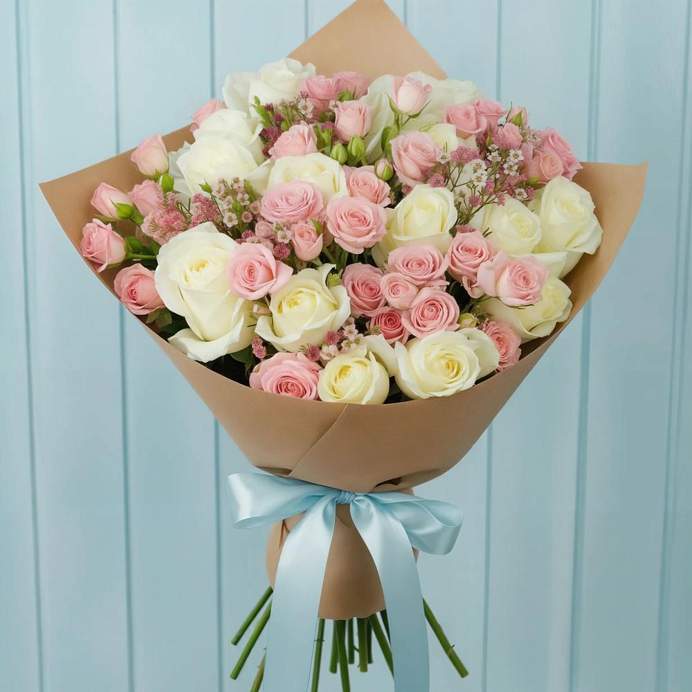Букет цветов из: Розы в Морозовке