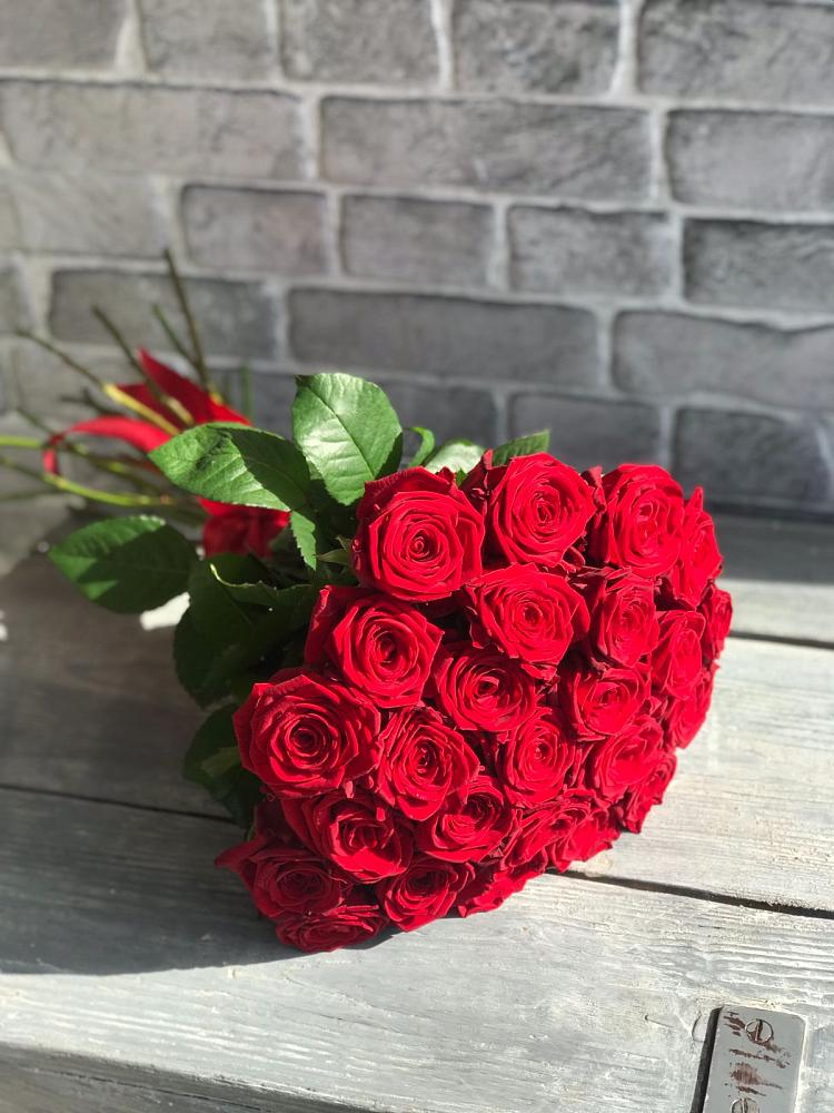 Букет Красные розы Фридом в Морозовке