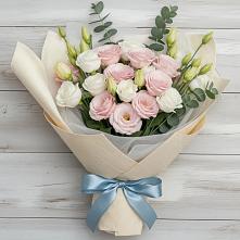 Букет цветов из:  Лизиантусы #REPLACE_PRED# Морозовке