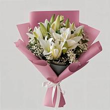 Букет цветов из:  Лилии в Морозовке