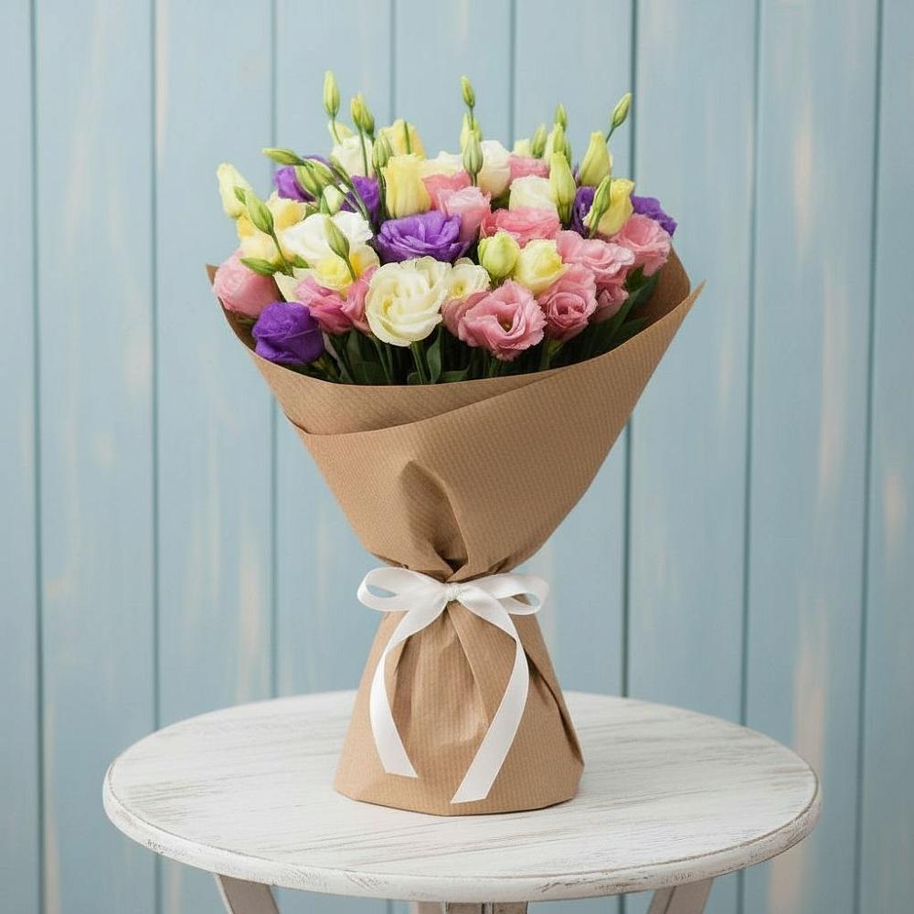 Букет цветов из: Лизиантусы в Морозовке