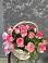 Цветочная композиция из Розы в корзине в Морозовке