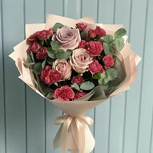 Букет цветов из:  Гвоздики и Розы #REPLACE_PRED# Морозовке