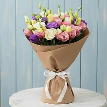 Букет цветов из:  Лизиантусы в Морозовке